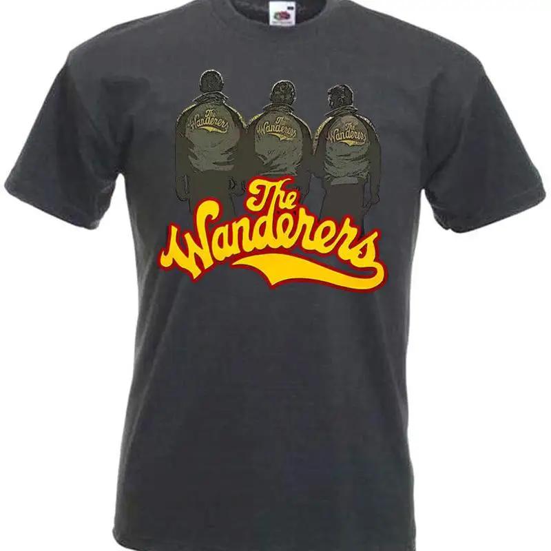 Poster Men Fashion - The Wanderers v7 T-Shirt mit Graphit-Filmplakat,