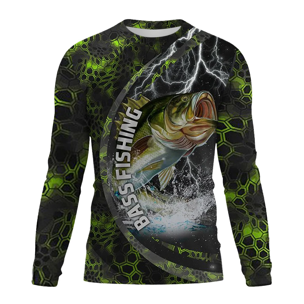 Mens Fashion Clothes - Herren-T-Shirts, Angelhemd, Sommer-T-Shirt mit 3D-Druck, Langarm-T-Shirt,