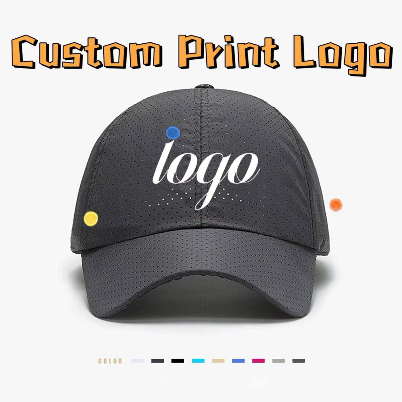 Men'S Fashion With Hat - Individuell bedruckte Baseballkappe mit Logo, schnelltrocknend,