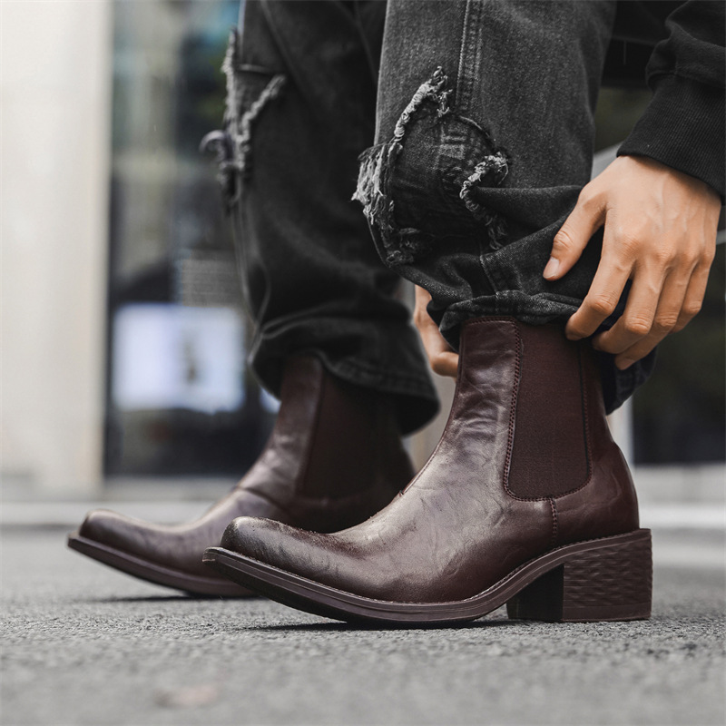 Men'S Fashion News - Große Herrenmode Punk Rock High Chelsea