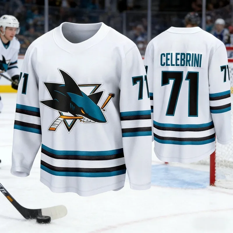 San Jose Sharks, Celebrini # 7 – Mens Fashion Summer Bewertung und Preis
